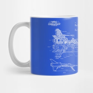 Wing Commander - Rapier Ship Blueprint Mug